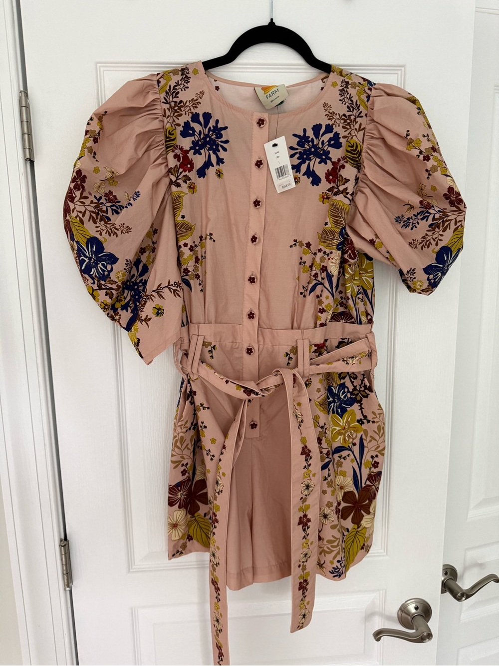 NWT Farm Rio Romantic Lightness Romper – Pink Floral - Picture 3 of 4